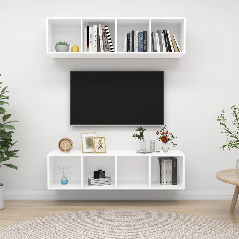 Dreah TV Stand for TVs up to 88", White