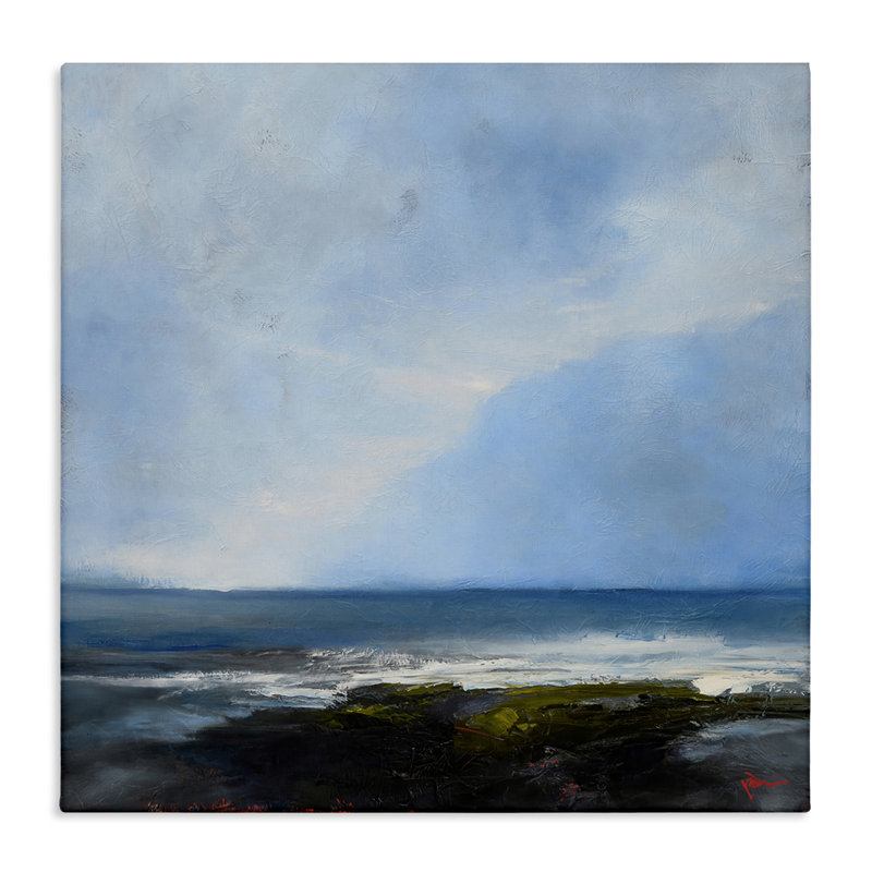 Art mural sur toile Vast Beachy View, design par Patrick Dennis, H 24 po x l 24 po