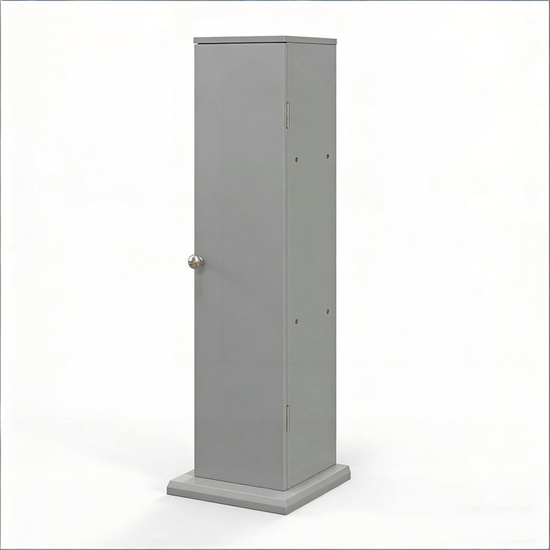 Armoire de rangement d'angle à 3 niveaux avec distributeur de papier hygiénique, peu encombrante et élégante pour les salles de bain modernes