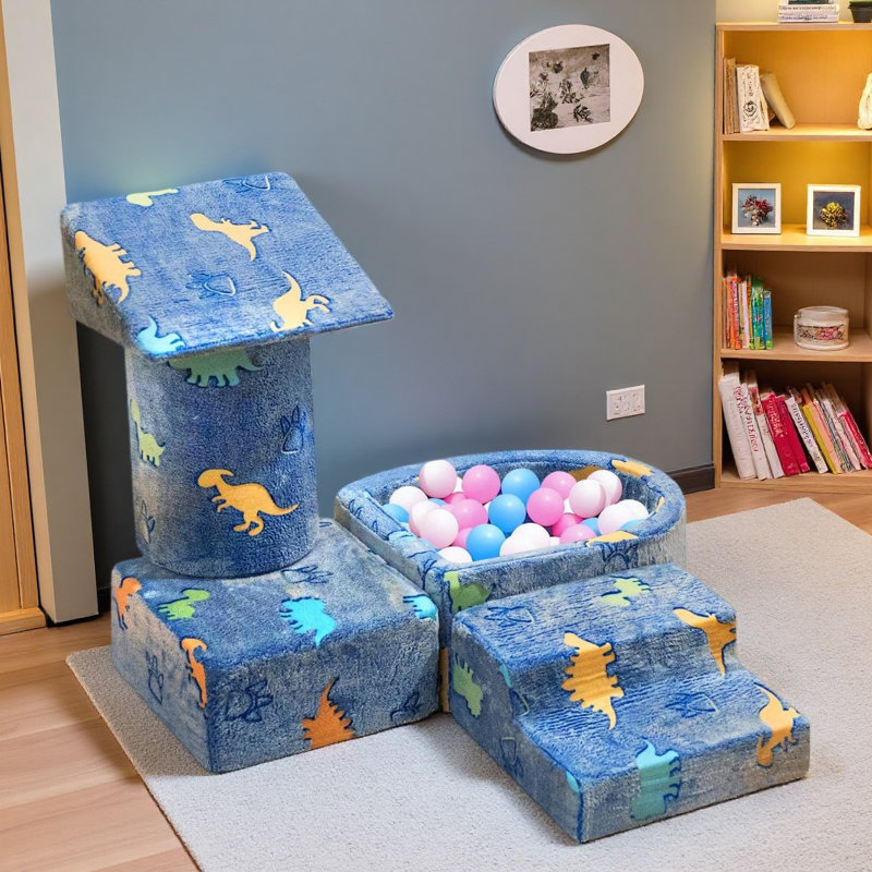 Detachable Modular Play Couch, Floor Sofa For Living Room, Convertible Foam And Floor Cushion Sofa, DIY Creativing Playroom Seating