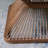 Retro Burlywood Solid Wood Rectangular Coffee Table