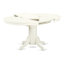 L'ensemble de salle à manger 5 pièces comprend une table de salle à manger ovale avec rallonge papillon et 4 chaises rembourrées en similicuir, blanc lin-1854146891-1810048203-1796787919