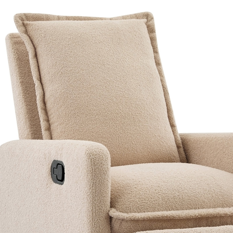 Fauteuil inclinable et pivotant, Oatmeal Teddy