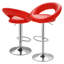 Tabourets de bar modernes pivotants à 360 °, chaises de hauteur réglable en similicuir pour la cuisine ou la salle à manger-1597375370