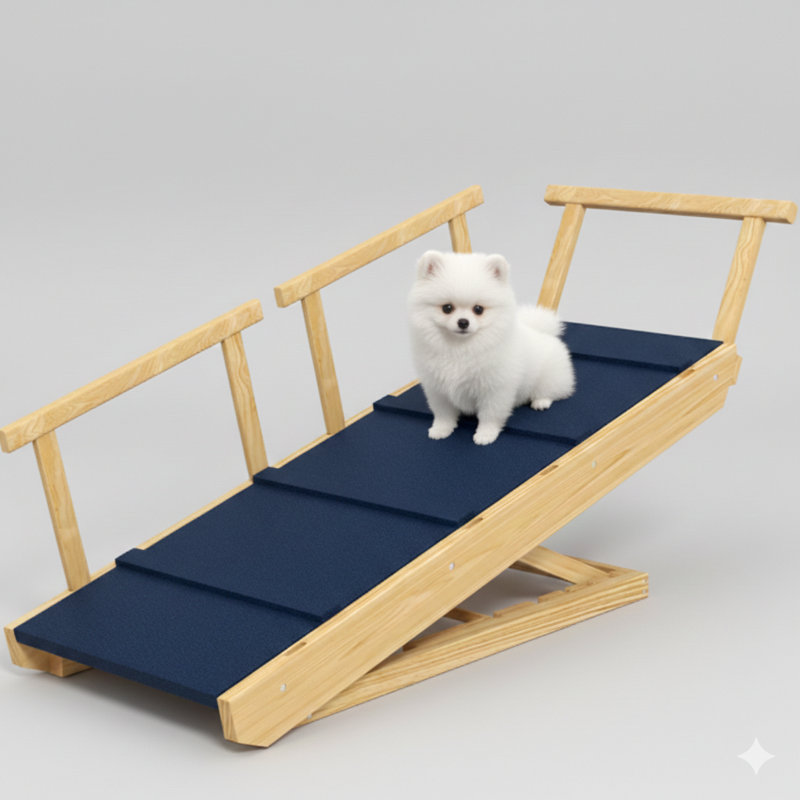 Escalier réglable en hauteur pour animaux de compagnie