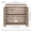 Armoire d'appoint rectangulaire en aulne de 32 po de large Caitlin-1358965319