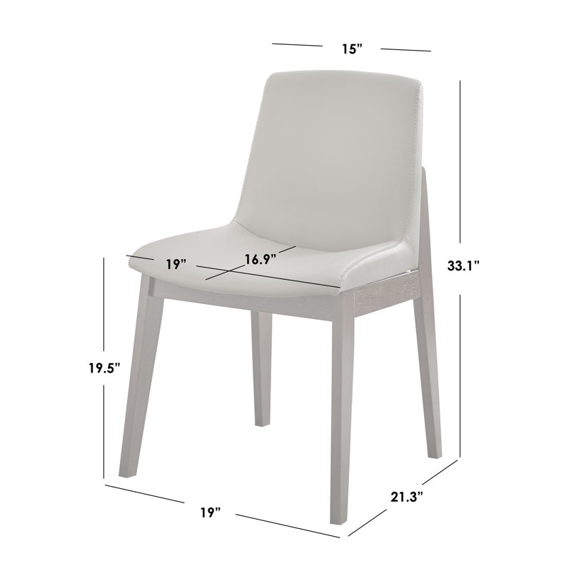 Ensemble de salle à manger en bois massif Buharkent, 5 pièces : 1 table, 4 chaises