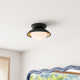Jason Single Light Glass Flush Mount
