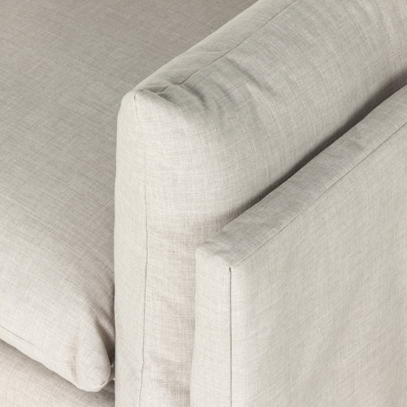 Habitat Sofa, Valley Nimbus Beige Linen, 90.5" W x 40" D x 30" H