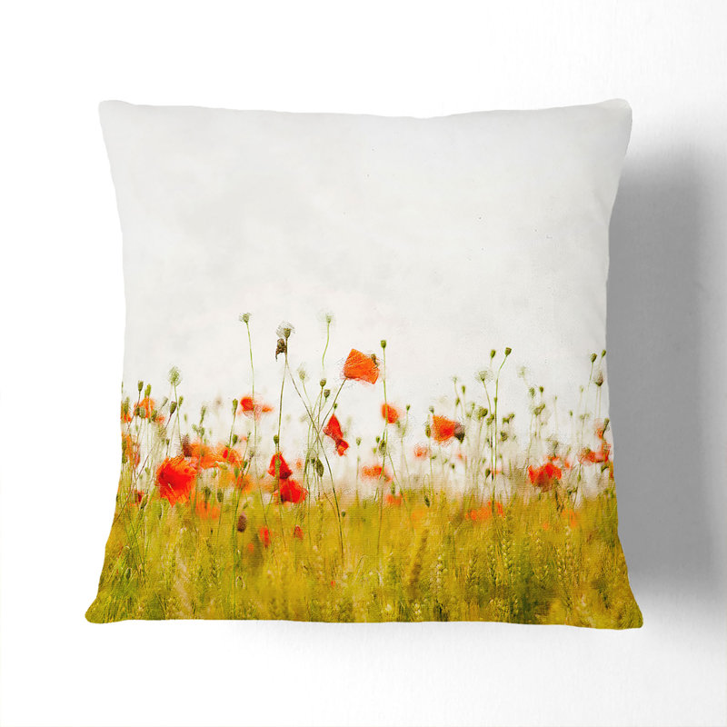 Square Cushion, 40cm H x 40cm W x 15cm D, White