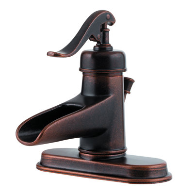 Robinet pour salle de bain à un trou avec ensemble de drain Ashfield-Bath