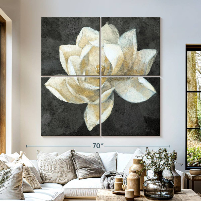 Harnek majestueux magnolia neutre, H 57 po x l 57 po