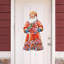 Père Noël et la maison de pain d'épice, décor de porte des fêtes par Debrekht