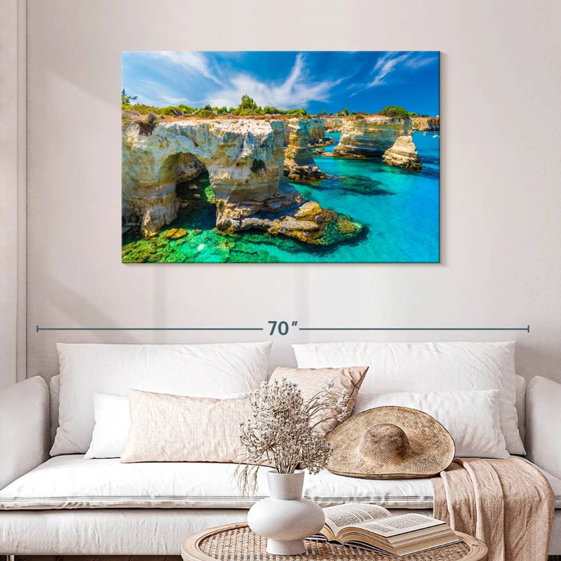 Sebbie Torre Sant'Andrea Cliffs, 30" H x 45" W