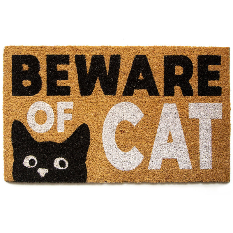 Tapis «Beware of Cat»