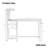 Computer Desk With Power Outlet & Storage Shelves (Not Including Office Chairs)-779779343