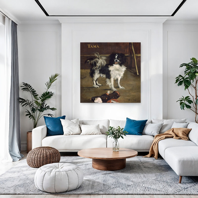 «Tama Classic Contemporary Dog», reproduction d'art murale, 48" H x 48" W