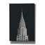  «Chrysler Building On Black» par Wild Apple Portfolio, art mural sur toile, 40 po x 60 po
