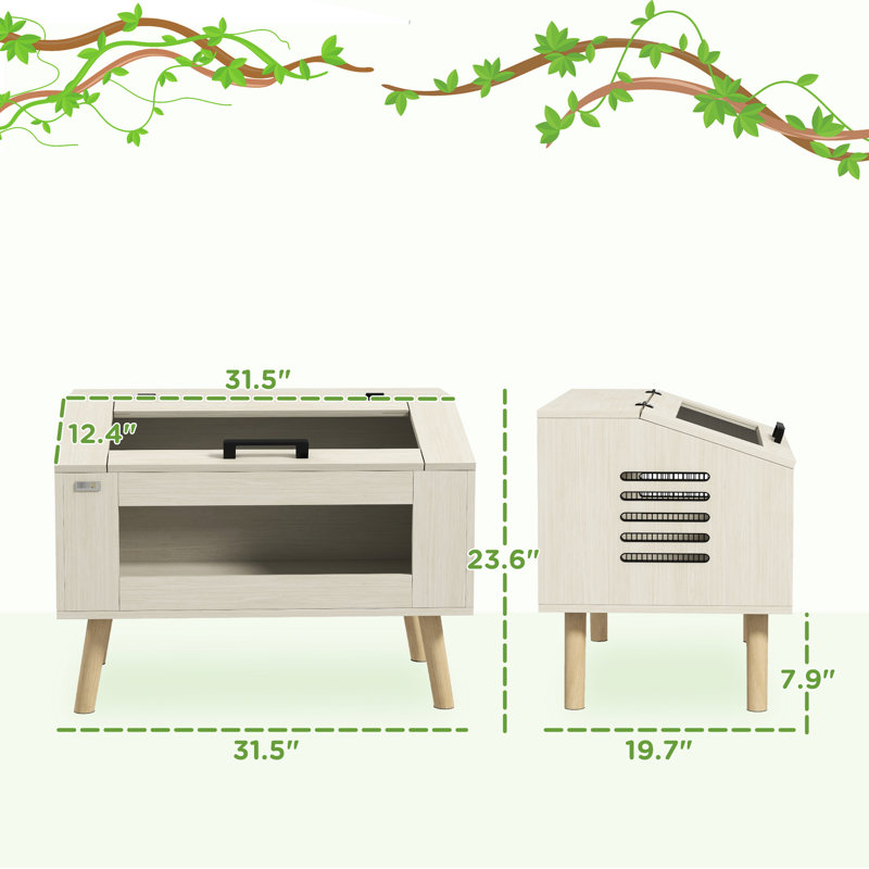 29 gallons terrarium de reptile - créer un habitat amusant et sécuritaire pour les grands caméléons, les lézards,