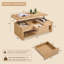Table basse à plateau relevable Maud-578184936