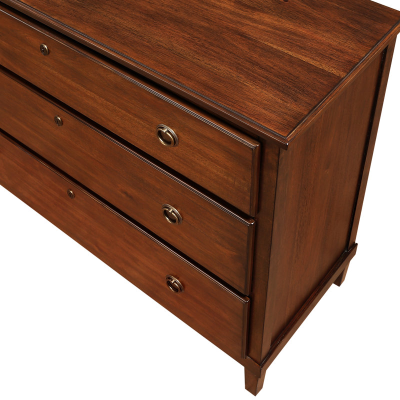 Gracia 42'' W 3 - Drawer Dresser, Brown