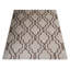 Tapis écologiques en laine touffetés à la main - Rectangle, couleur brun beige, conception géométrique moderne, tapis antidérapants faits à la main épais pour le salon, la chambre à coucher-20721510