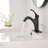 Single-Hole Single-handle Bathroom Faucet with Drain Assembly-92892589