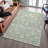 Premium Machine Washable Dahl AMF1086 Floral Rug-1983649281