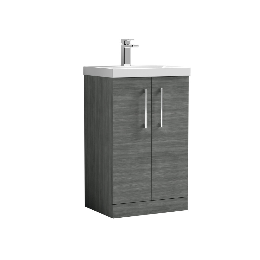 Arno 510mm Single Bathroom Vanity with Integrated Vitreous China Basin