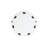 Bhavin Bone Inlay Round Flat Wall Mirror-1862724679