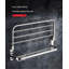 304 Stainless Steel No-Drill Bathroom Towel Rack With Foldable Design, Space-Saving Wall-Mounted Organizer For Shower Towels & Bath Essentials