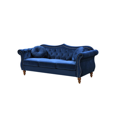 Evianna 79.5'' Velvet Sofa