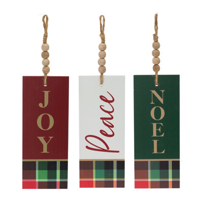 8'' Manufactured Wood Other Holiday Shaped Ornament