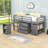 Elieser Kids Twin Loft Bed with Drawers-983571398