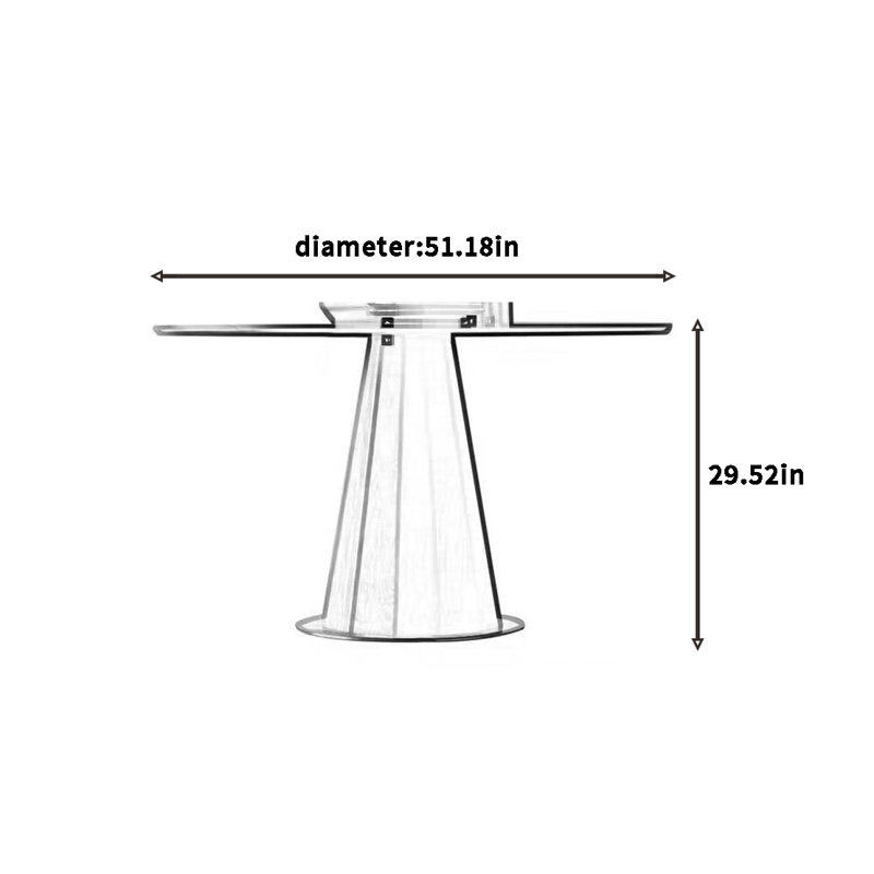 Arshaun, 29.52"H x 51.18"L x 51.18"W