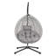 Chaise suspendue avec structure en rotin et coussin amovible-1992657493-1992657492
