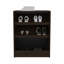 Range-chaussures, 3 tablettes, noyer foncé