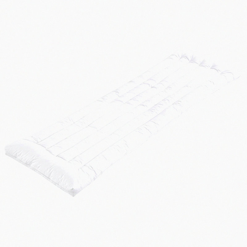 UltraSlim SleepPro Body Pillow - Thin Stomach Sleeper Pillow with Cotton Cover. Low Profile 2.5 Inches for Comfortable Sleeping.