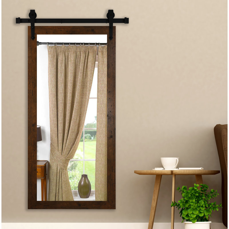 Miroir de salle de bain singapour, Noyer clair, H 77 po x l 32 po
