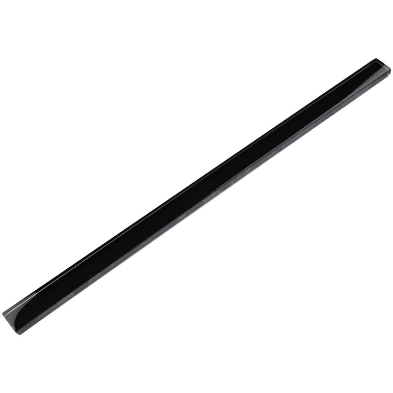 Carrelage en verre 12 "x 0,5", Noir