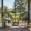 Ensemble de 2 chaises d'extérieur en osier de patio-1140825687