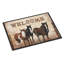 Tapis d'entrée antidérapant Welcome Horses-14950605