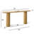 70" Oval Console Table With Natural Solid White Oak Veneer-850251824