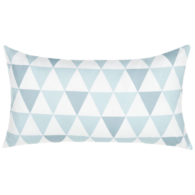 Nalston Indoor / Outdoor Geometric Rectangular Cushion