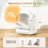 75L Extra Large Open Self-cleaning Smart Automatic Cat Litter Box With Mat & Liner for Multi Cats, App Control/Odor Removal/Safety Protection