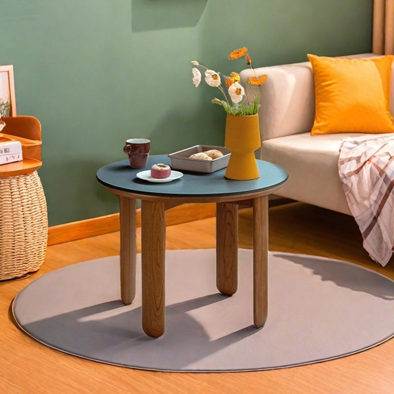 Round Coffee Table, 18.11" H x 23.62" L x 23.62" W
