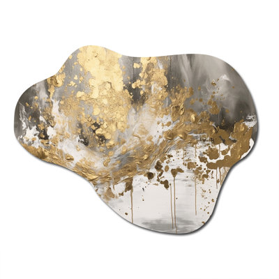 Elledge - Abstract Cloud Shape Assymterical Metal Wall Art