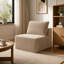 Canapé modulaire en velours côtelé Camel