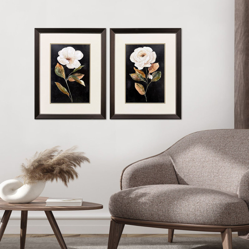 Botanical on Black Framed Art