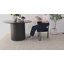 Ensemble de 6 fauteuils de salle à manger rembourrés en velours de 18 po (ensemble de 6)-750394914